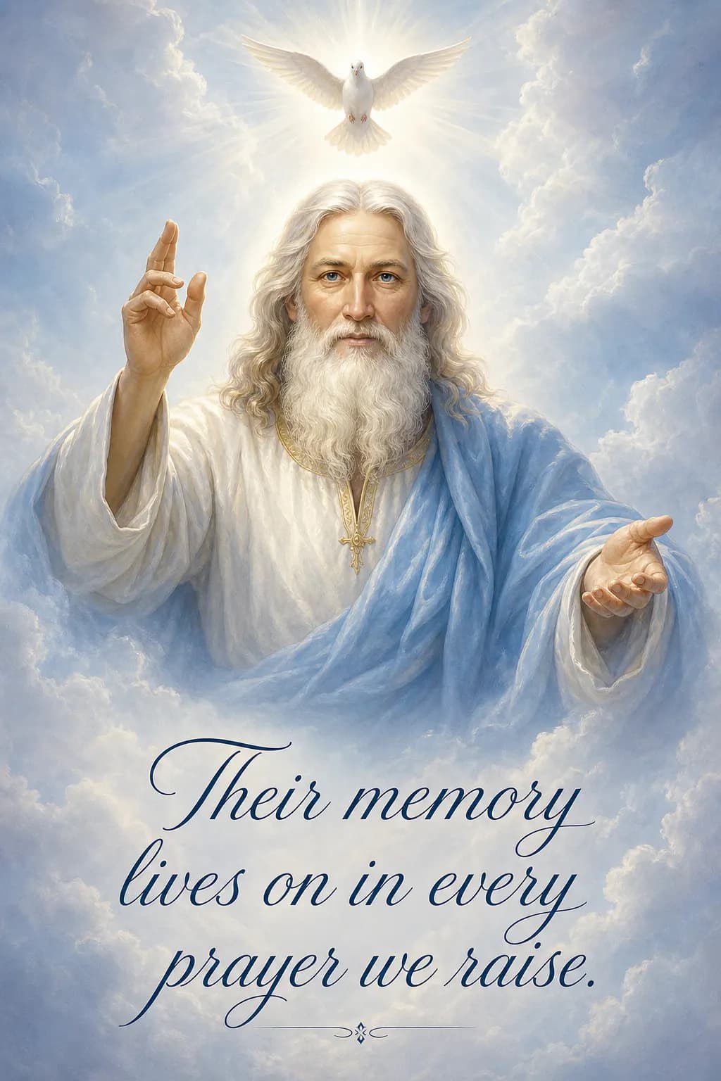 Memorial card example 3