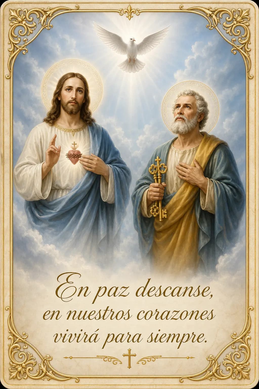 Ejemplo de recordatorio de difuntos 1