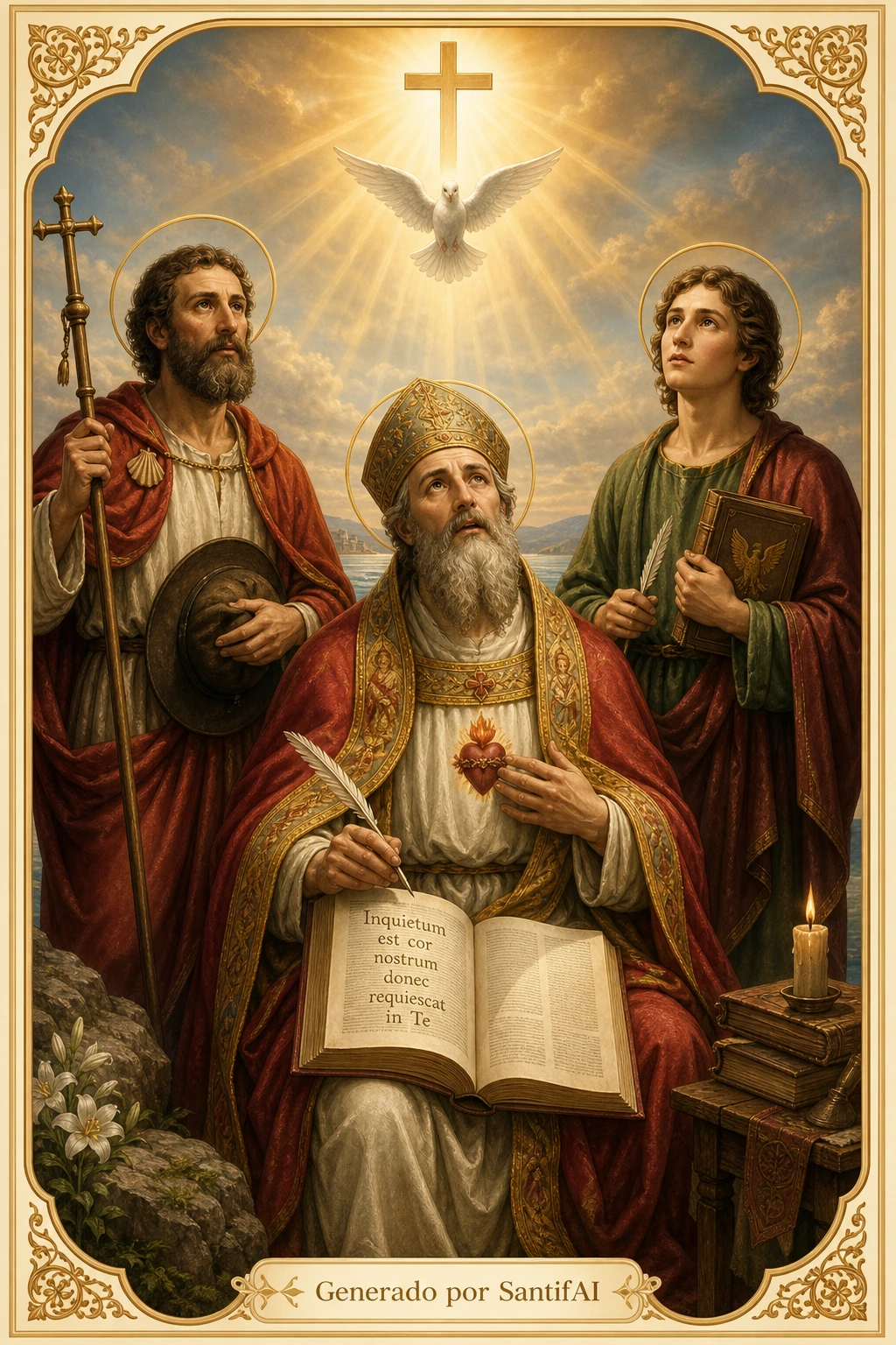 Estampa devocional SantifAI