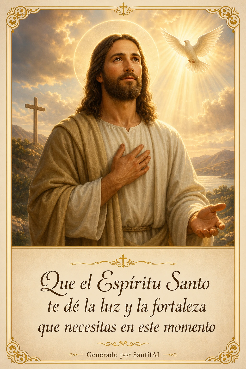 Estampa devocional SantifAI
