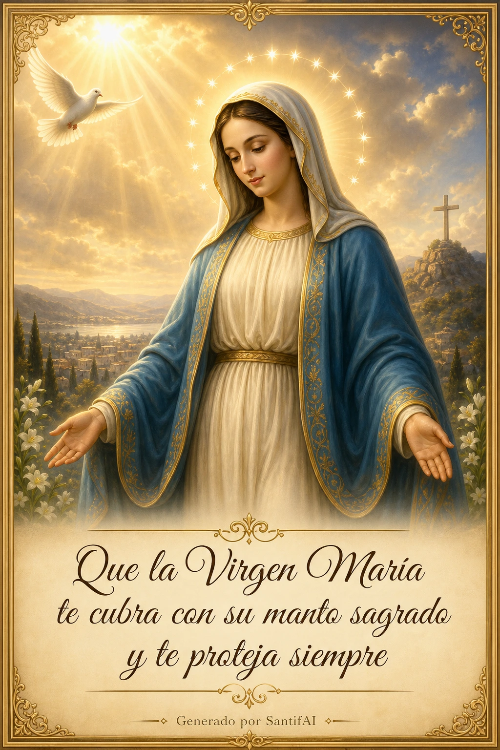 Estampa devocional SantifAI