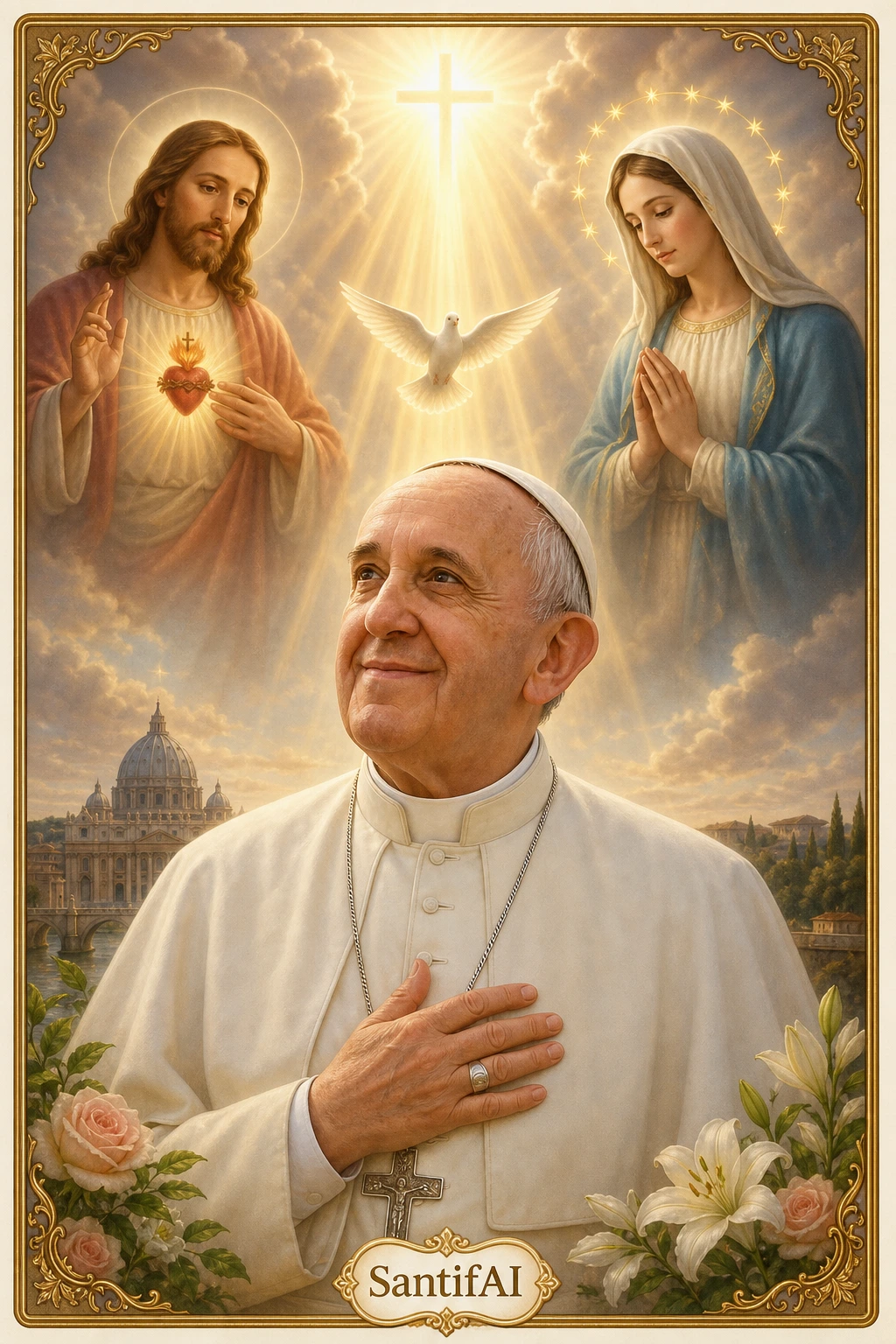 Estampa devocional SantifAI