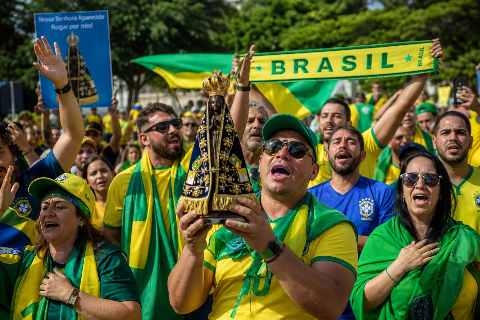 Nuestra Señora de Aparecida, patrona de Brasil y de la selección brasileña de fútbol