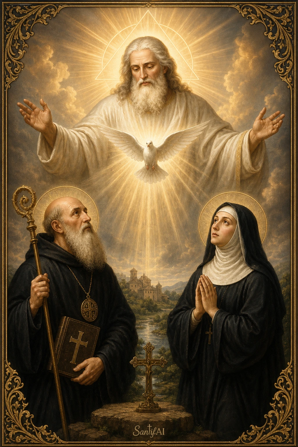 Estampa devocional SantifAI