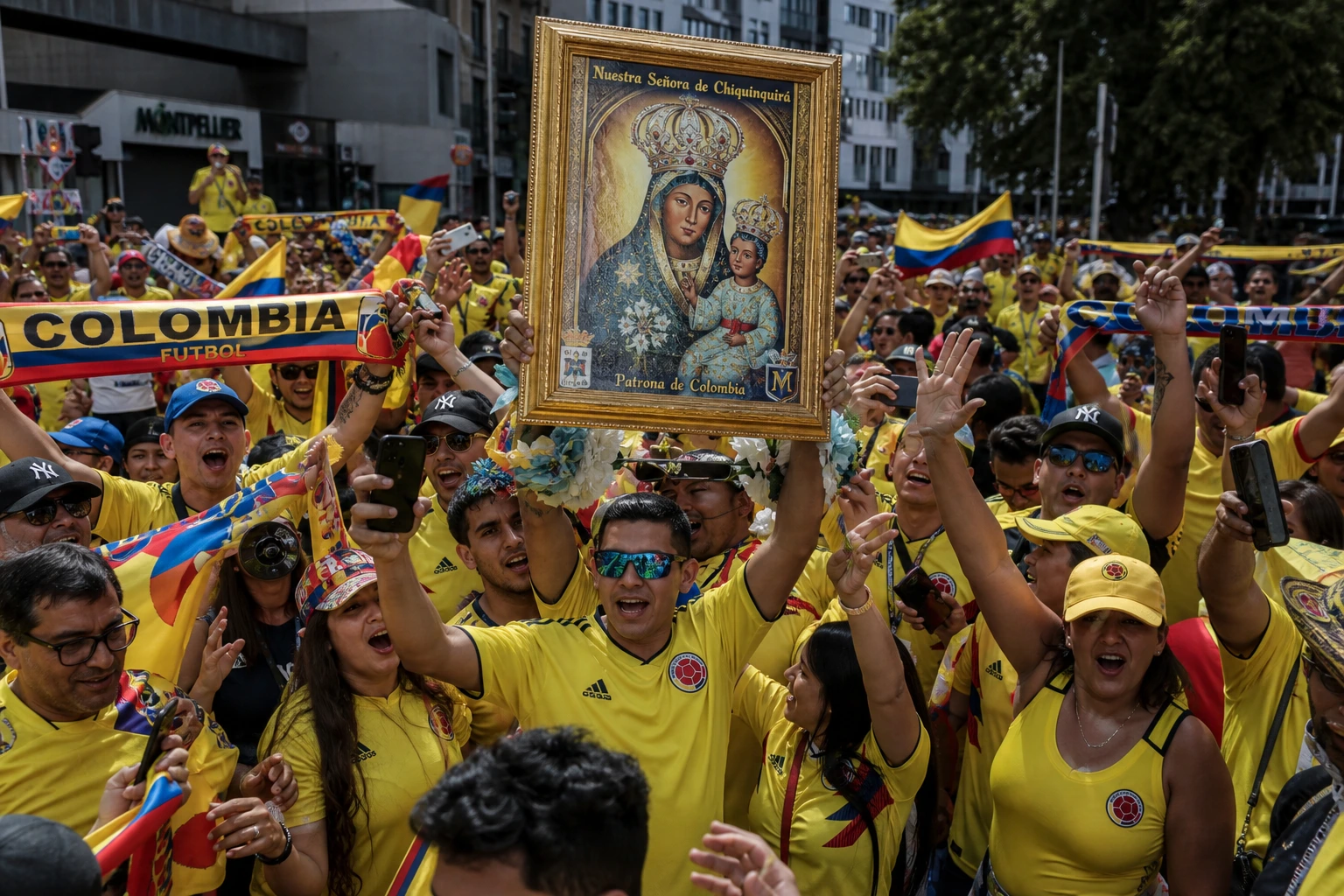 Nuestra Señora de Chiquinquirá, patrona de Colombia y de la selección colombiana de fútbol