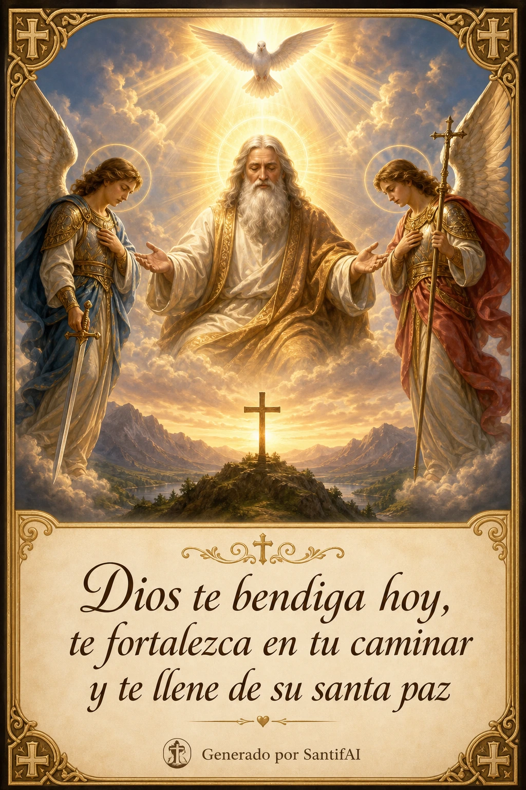 Estampa devocional SantifAI