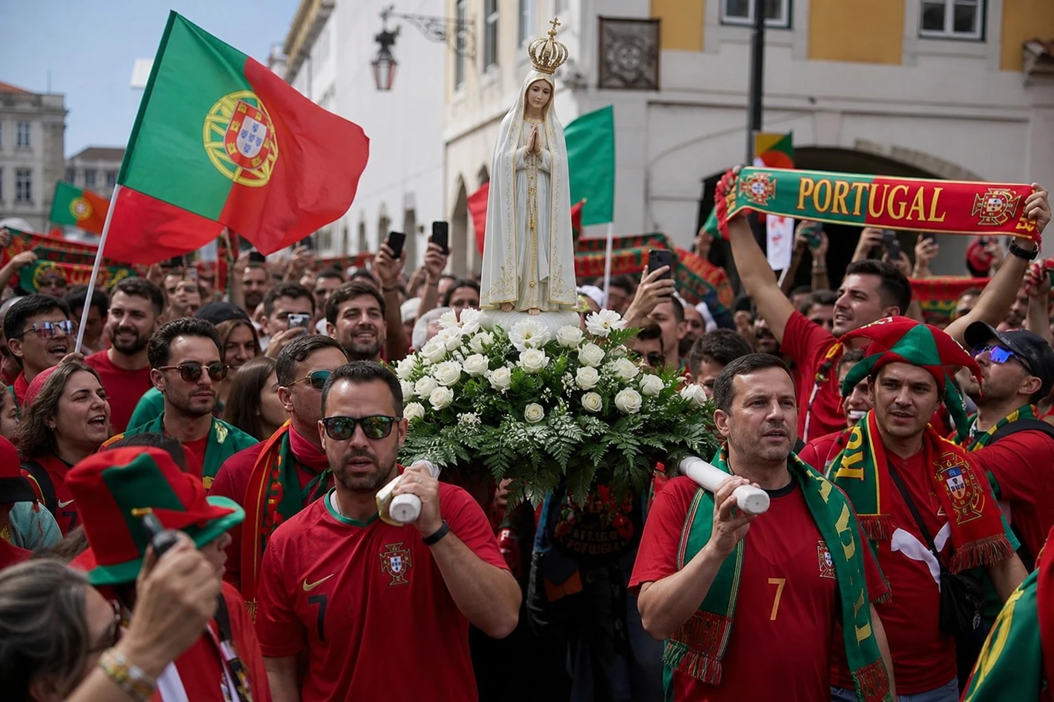 Nuestra Señora de Fátima, patrona de Portugal y de la selección portuguesa de fútbol