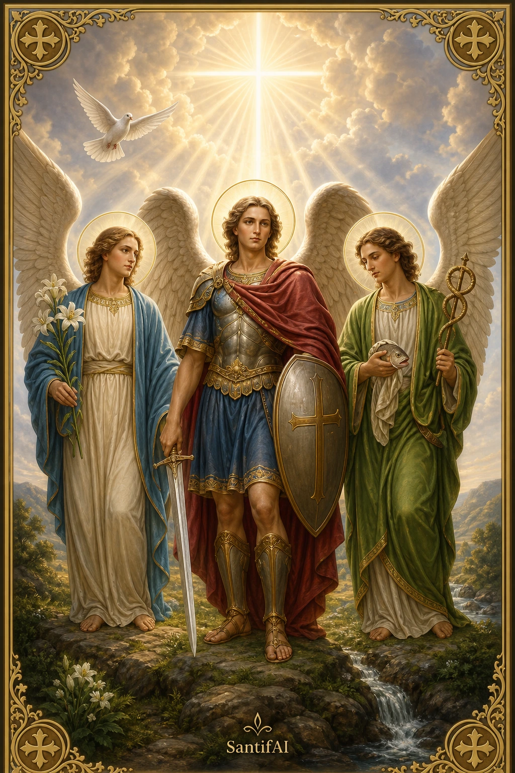 Estampa devocional SantifAI