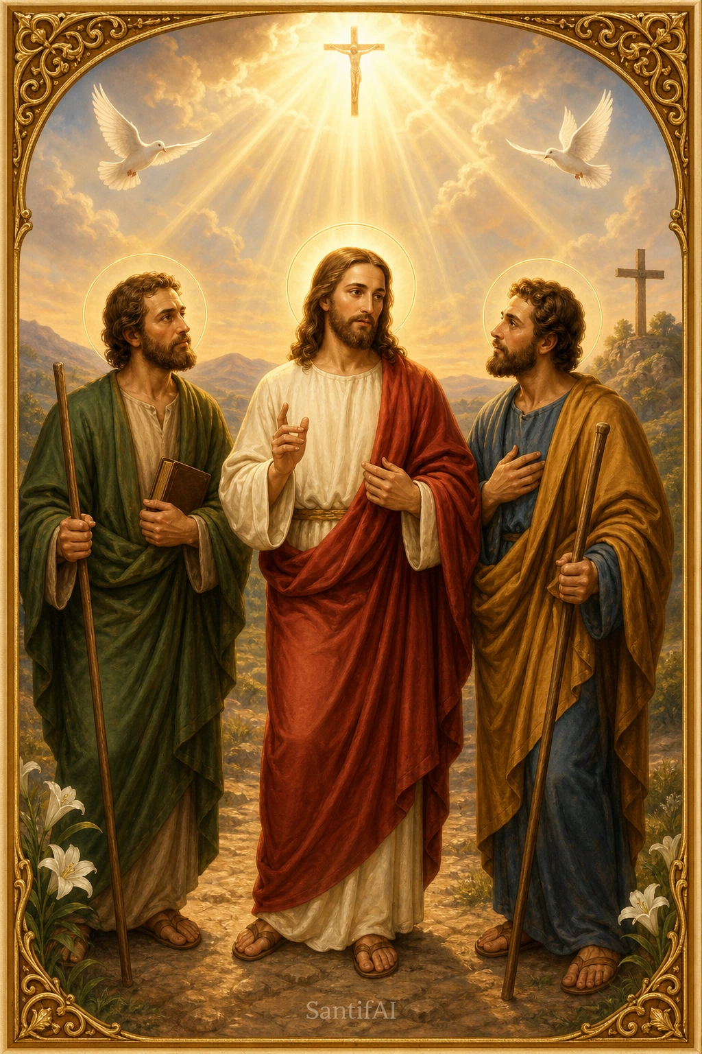 Estampa devocional SantifAI