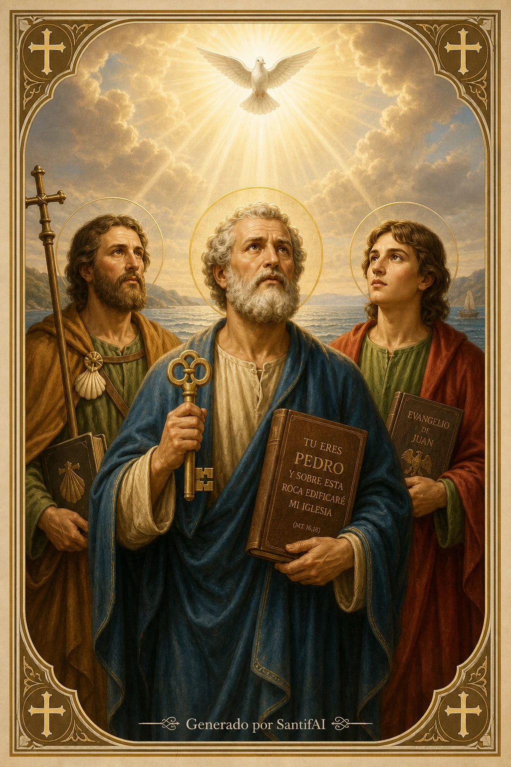 Estampa devocional SantifAI
