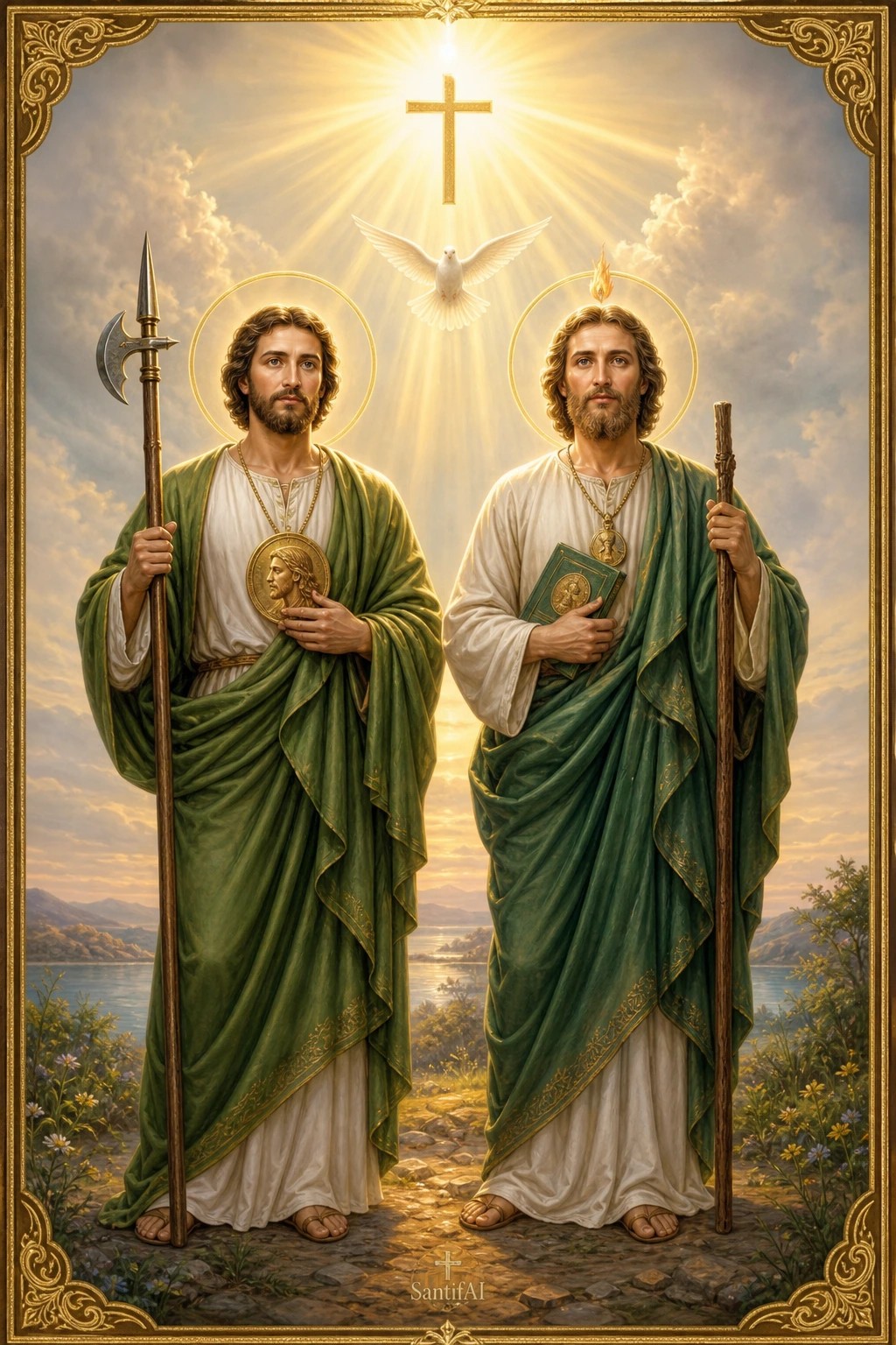 Estampa devocional SantifAI