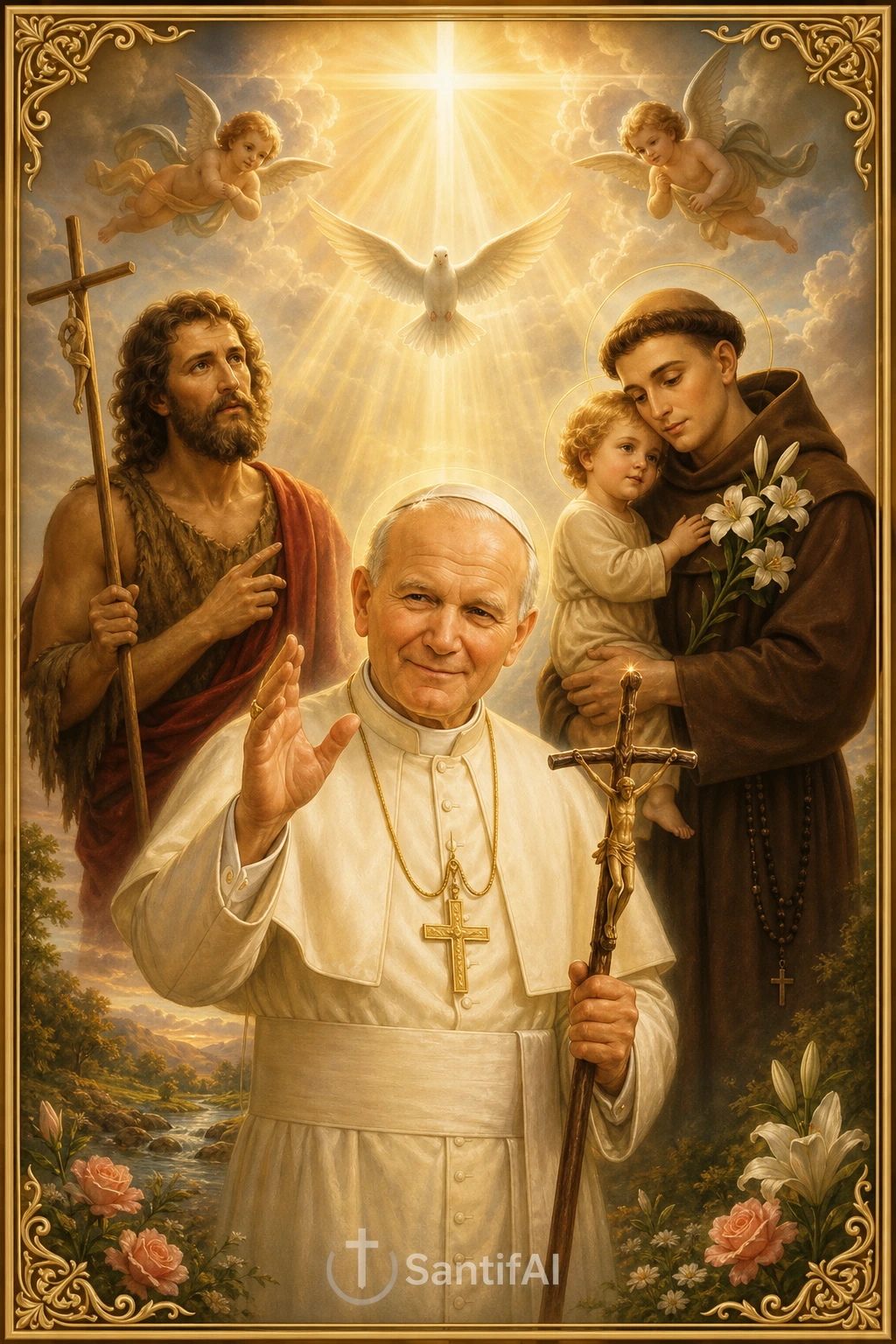 Estampa devocional SantifAI