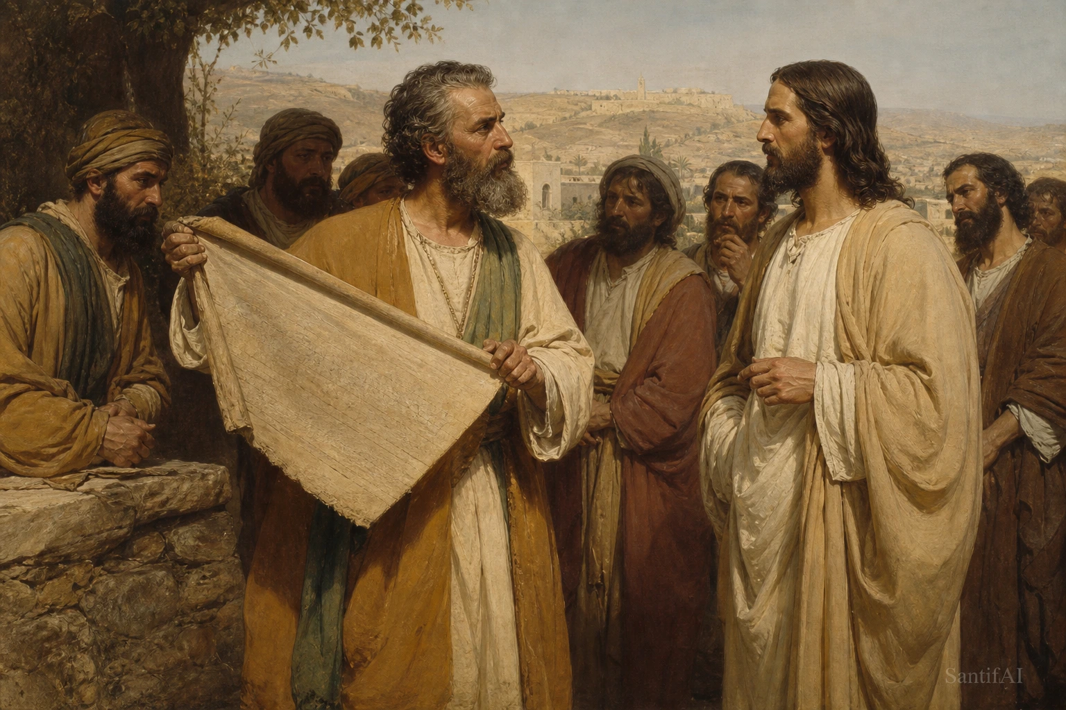 Estampa devocional de San Bartolomé apóstol