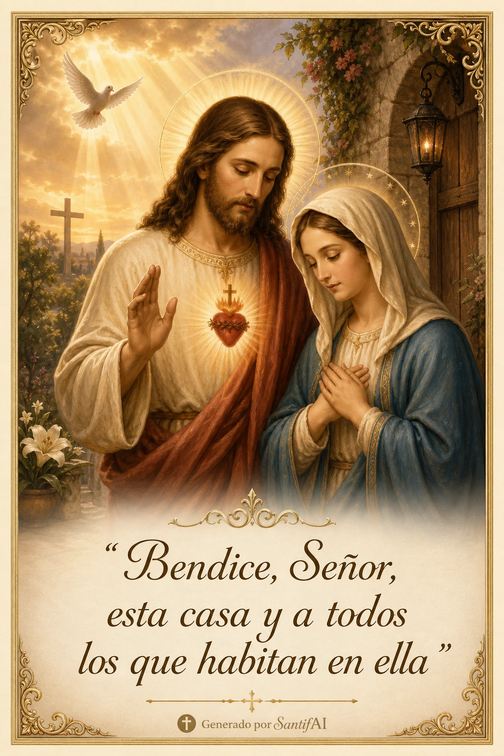 Estampa devocional SantifAI