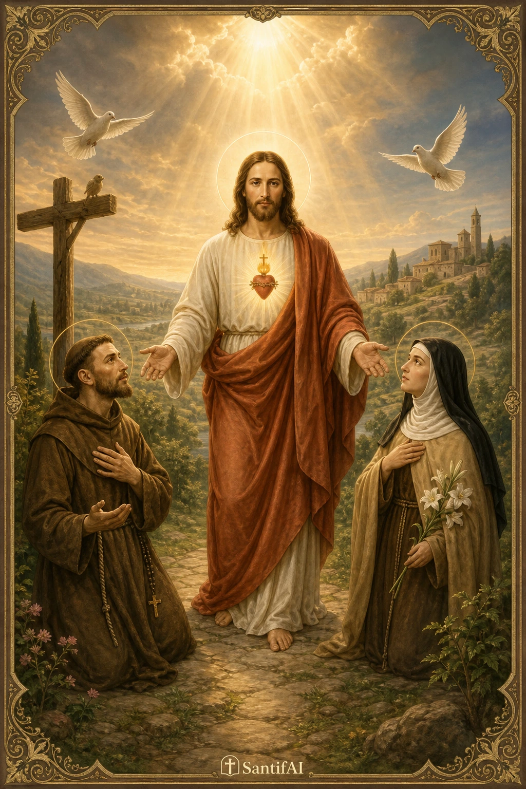 Estampa devocional SantifAI