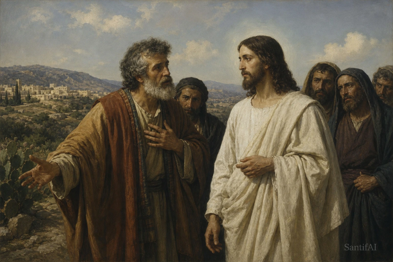 Estampa devocional de San Felipe apóstol