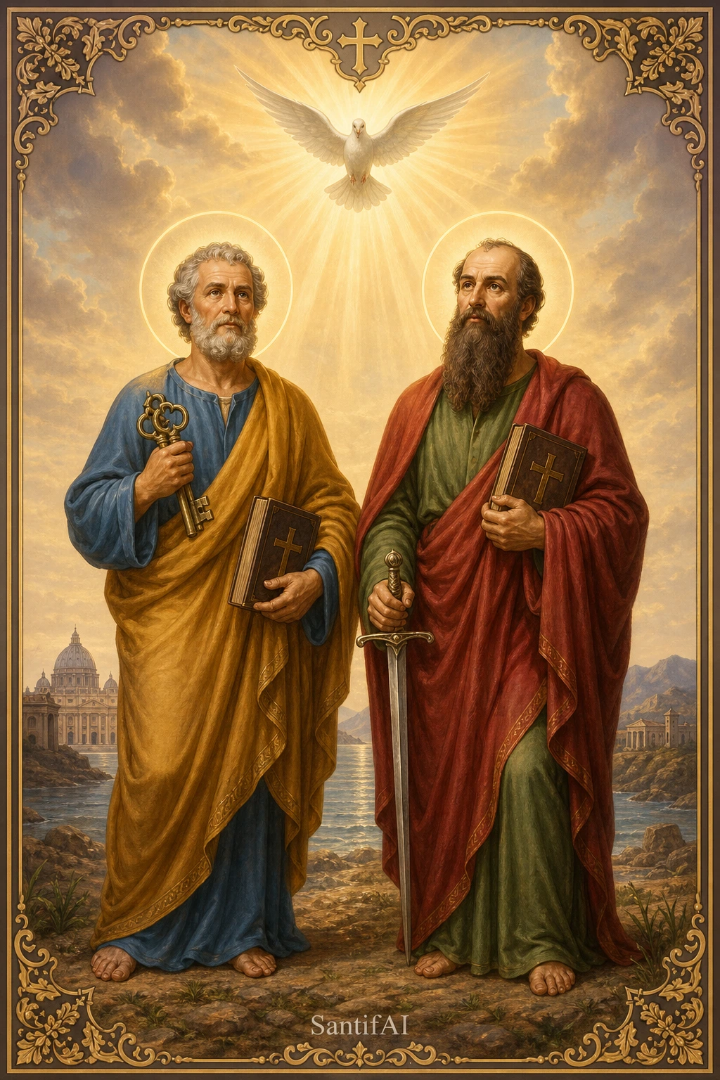 Estampa devocional SantifAI