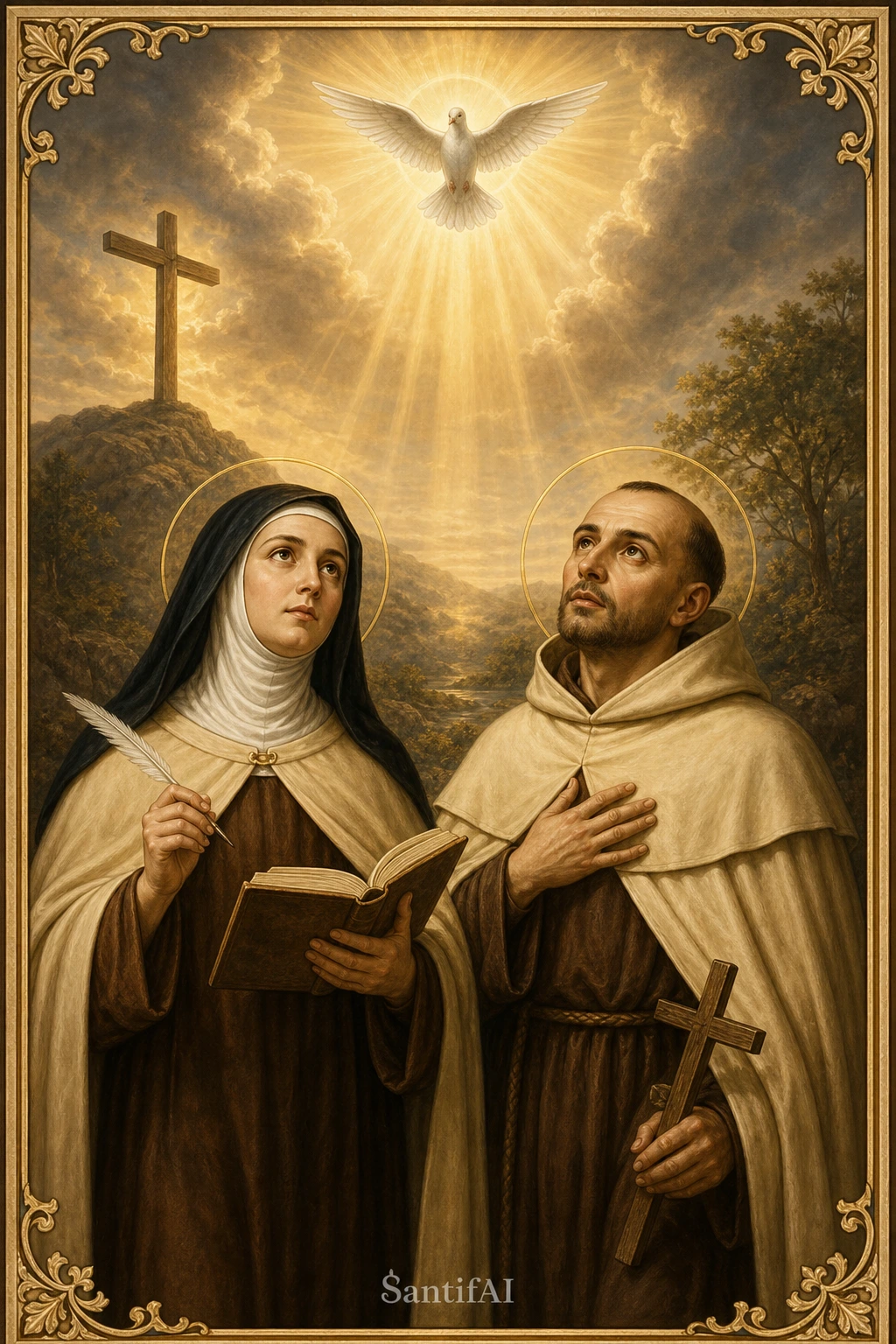 Estampa devocional SantifAI